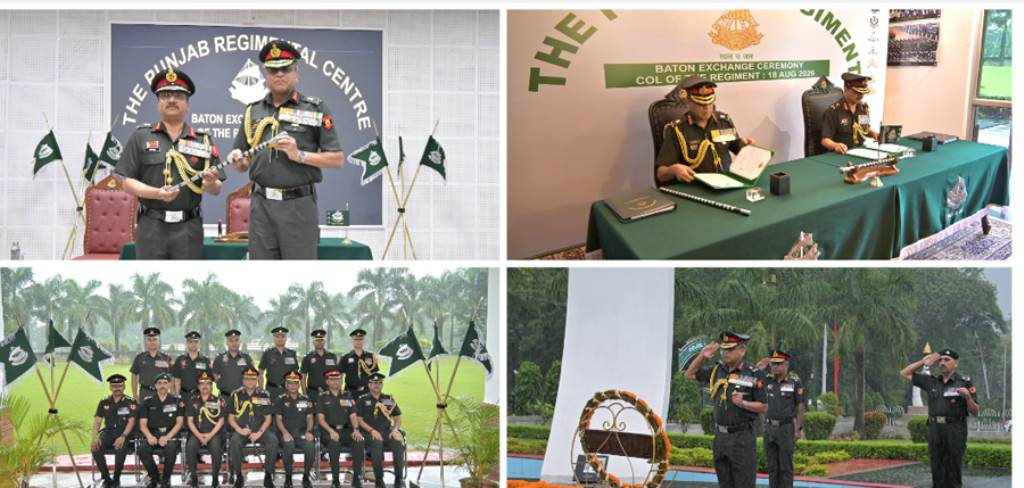 Handover of the Colonel of the Regiment Charge Punjab Regiment